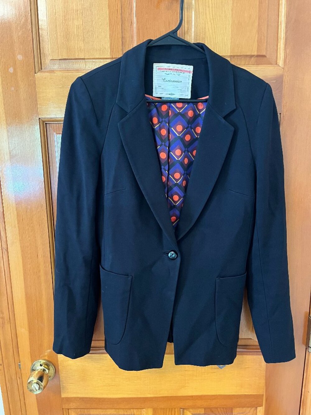 Anthropologie Cartonnier Size 10 Women's Casual Cotton Blazer